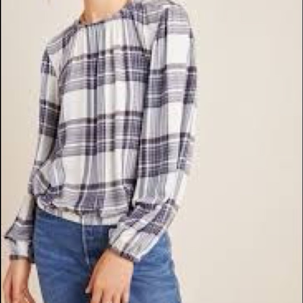 Anthropologie Cloth and Stone Glacier Top